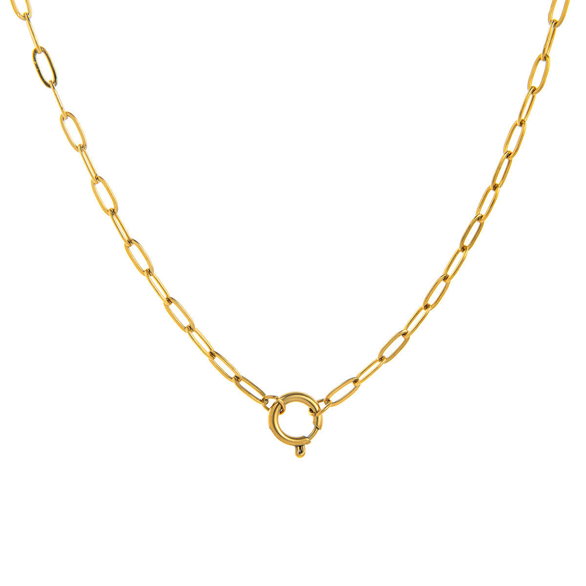 Everyday Fashion Daily Necessities Series Vacuum Electroplating Gold Protection In Necklace