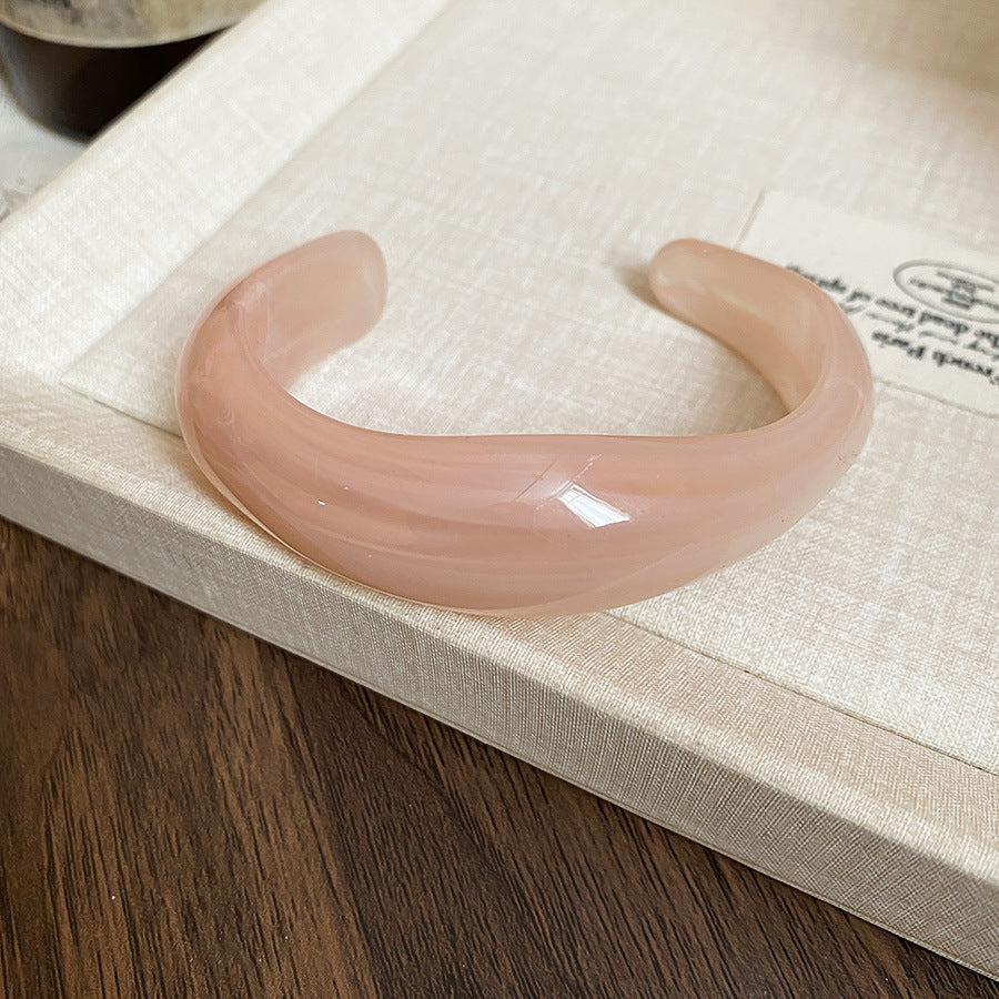 Women's Oval Open-ended Personality Exaggerated Minimalist Design Bracelets