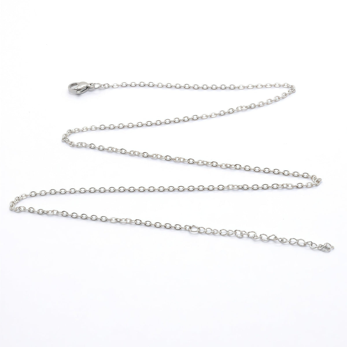 Korean Style Simple Cross Chain Clavicle Unisex Vacuum Necklaces