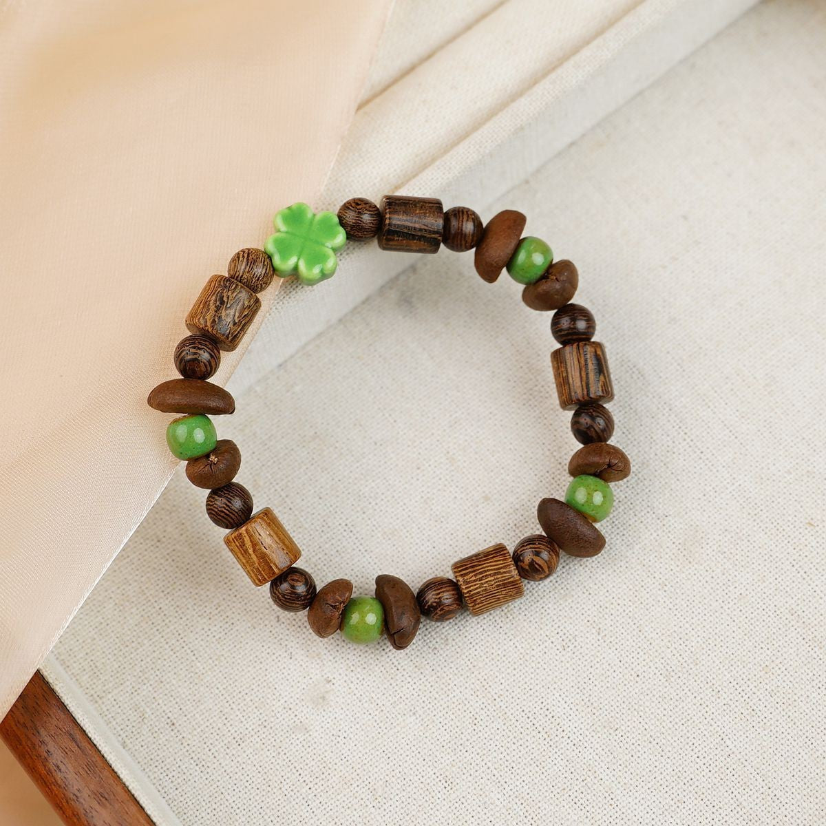 Ceramic Painted Pottery Beads Female Literary Bracelet