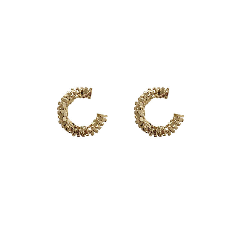 Refined Personalized Super Flash Pinion Temperament Wild Ear Clip