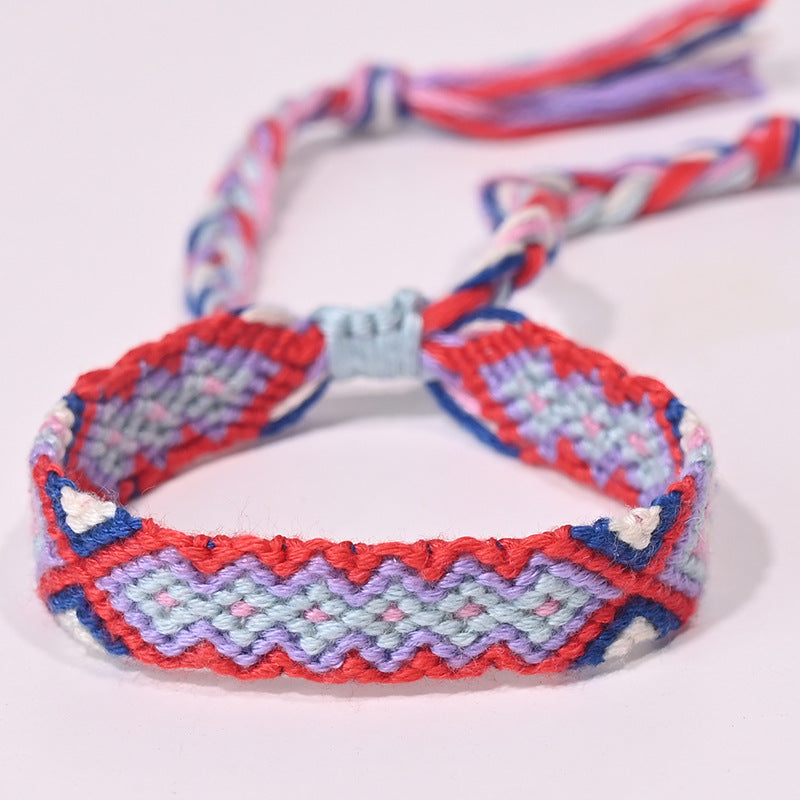 Stepped Into Nepal Ethnic Style Hand-knitted Bracelets