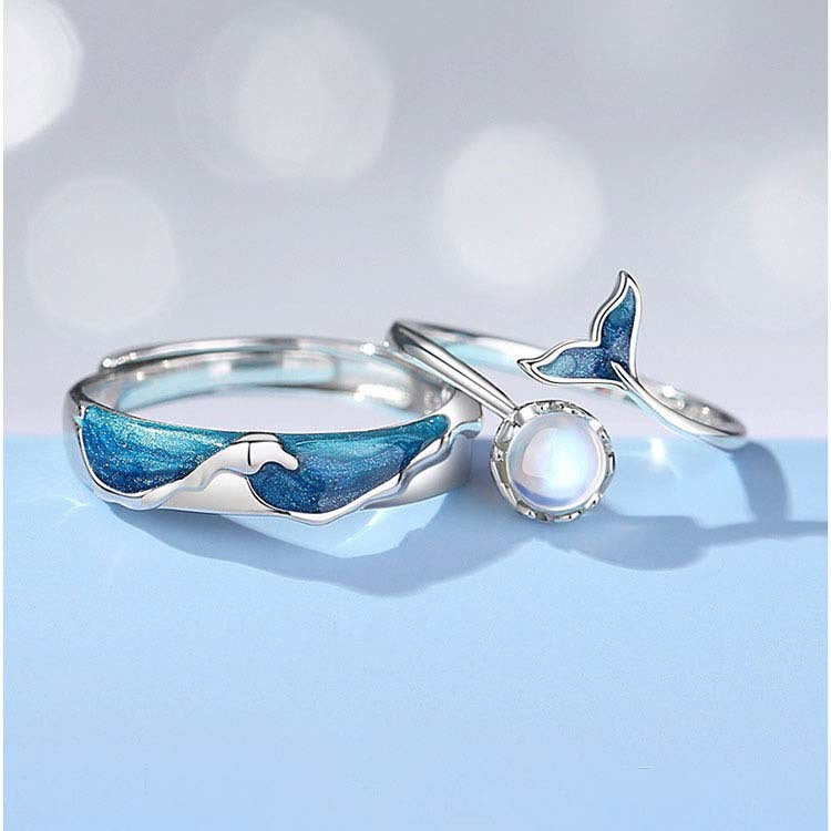 Epoxy Oath Of Love Wedding Valentine's Rings
