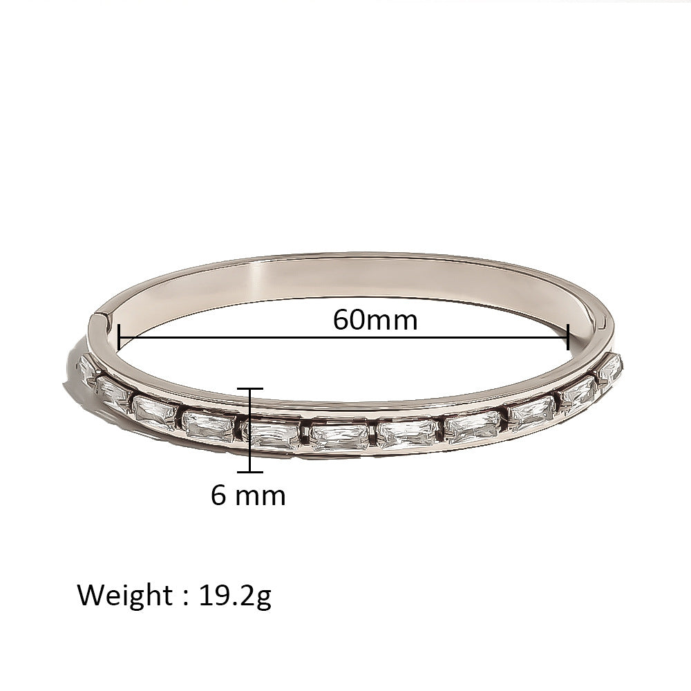 Women's Stainless Steel Electroplated Eight Awn Star Flower Geometric Bracelets