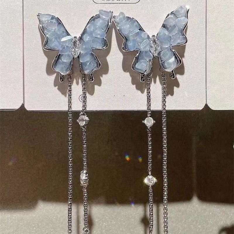 Women's Style Fairy Butterfly Three-dimensional For Sweet Earrings