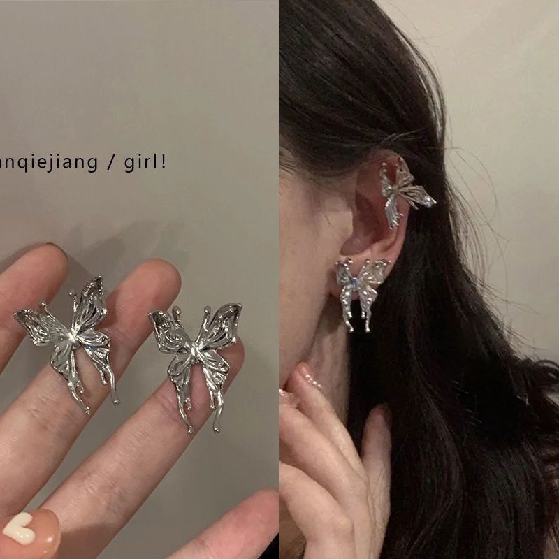 Stars Butterfly Female Niche Design Versatile Personality Without Pierced Ears Ear Clip