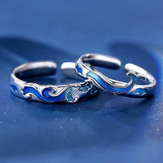 Epoxy Oath Of Love Wedding Valentine's Rings