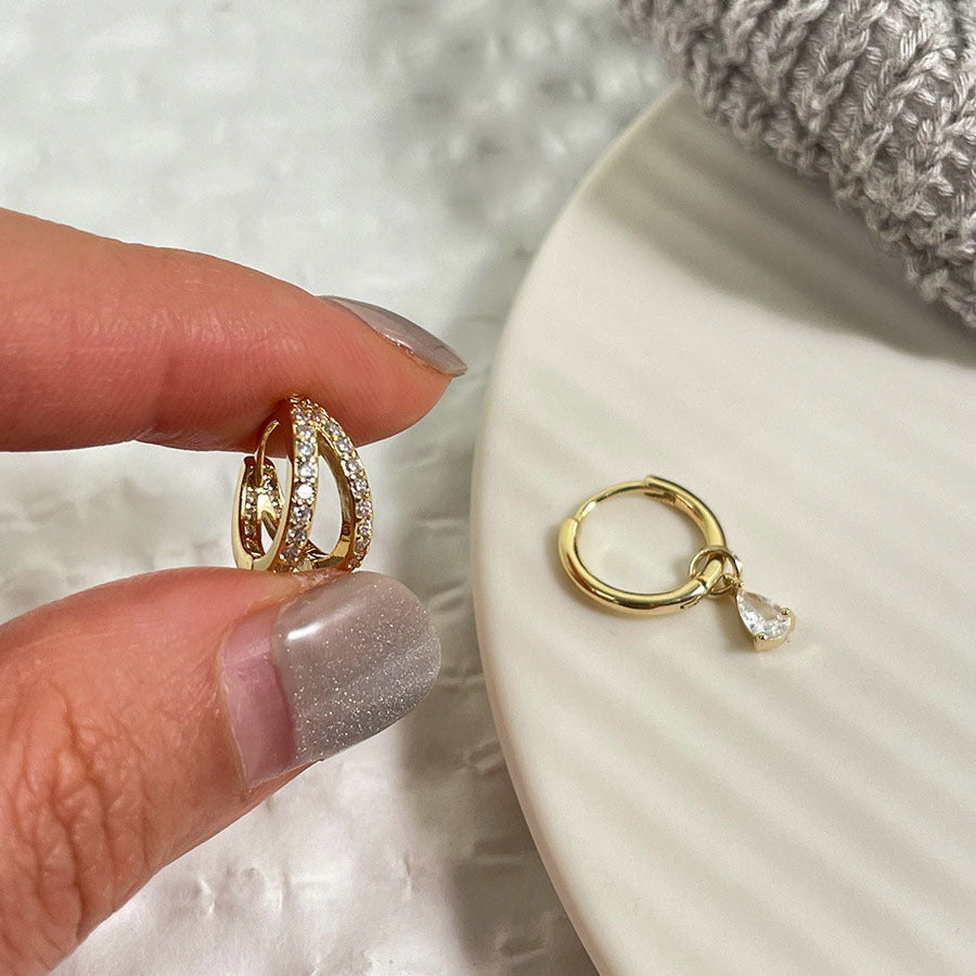 Women's Asymmetric Water Drop Niche Design Premium Unique Ear Earrings