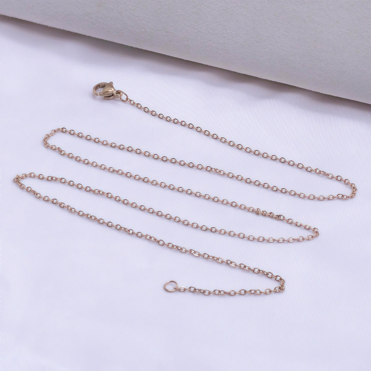 Korean Style Simple Cross Chain Clavicle Unisex Vacuum Necklaces