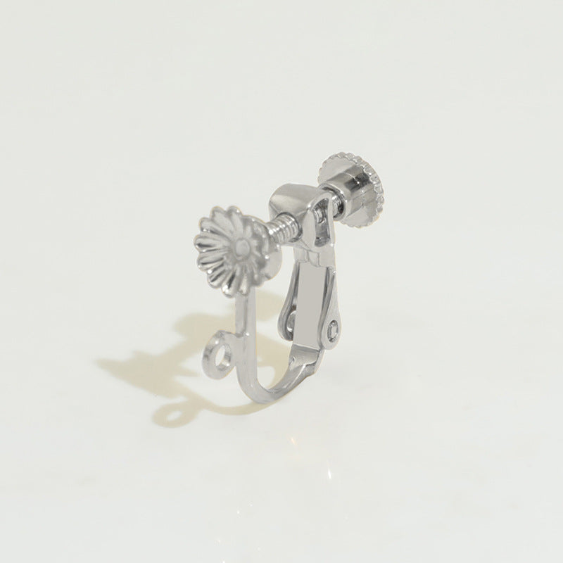 Screw Without Piercing Adjustable Spiral Hair Pin Ear Clip