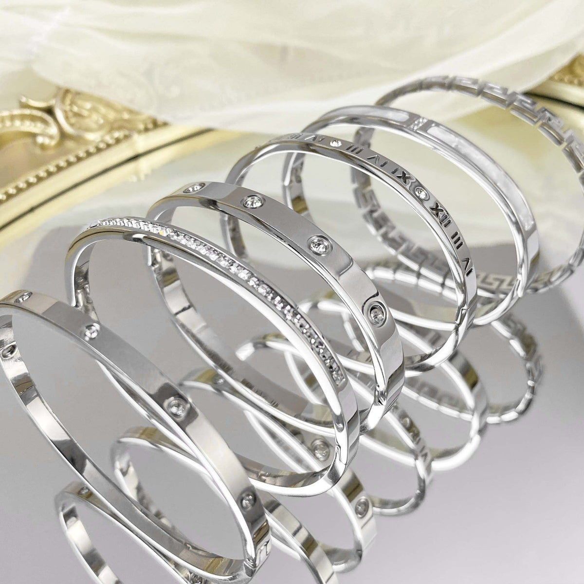 Starry Sier Simple Series High-grade Classic Bracelet