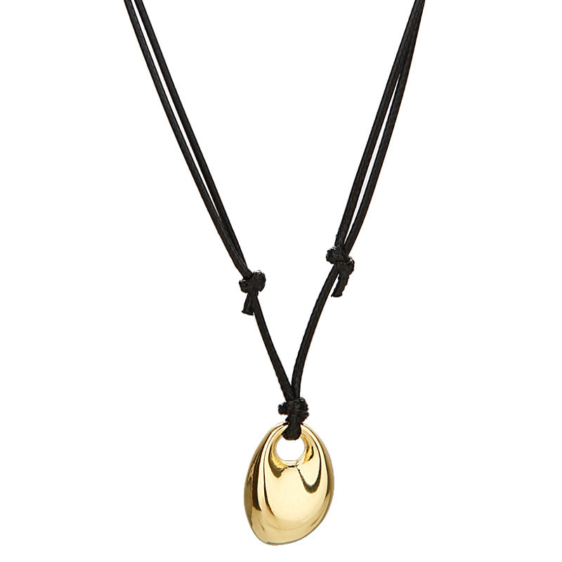 Rope Beanie Female Minority Simple High-grade Sense Sweater Necklaces