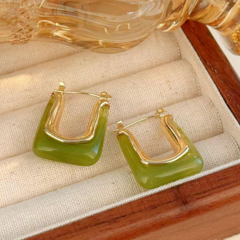 Women's Retro Geometric Metal Alloy Temperament Wild Rings