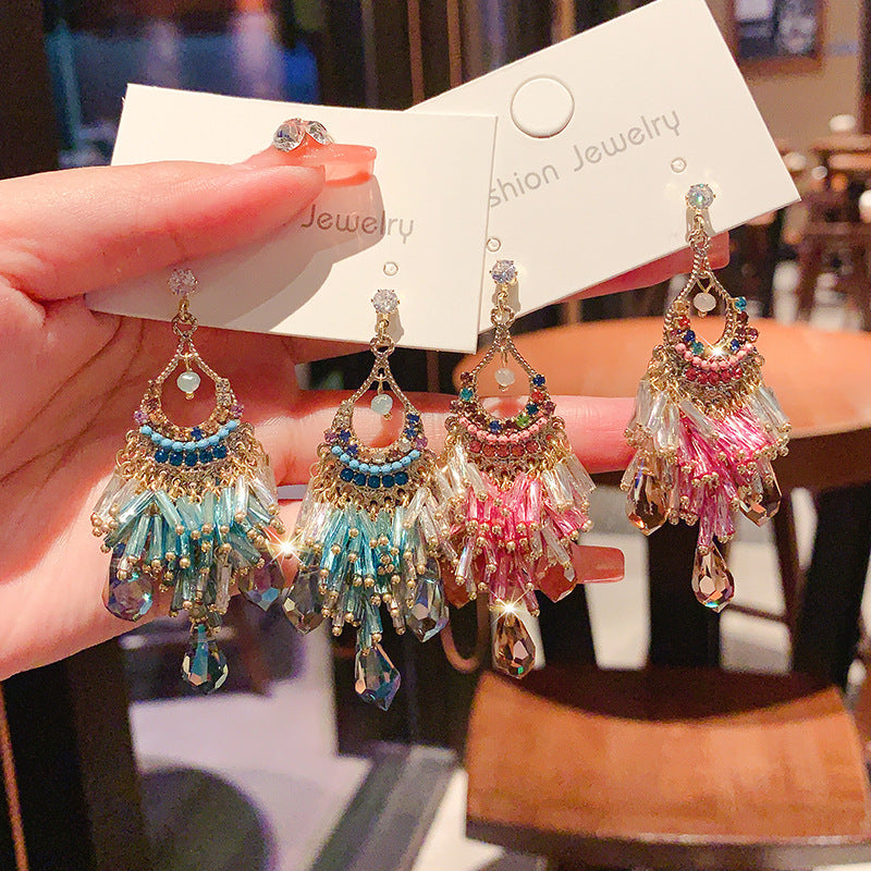 Women's Retro Affordable Luxury Sier Pin Fashionable Earrings