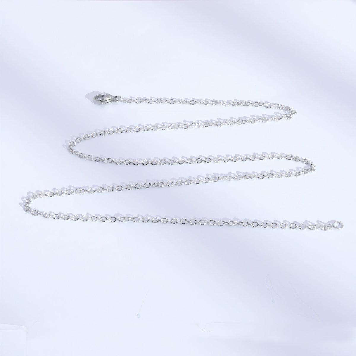 Korean Style Simple Cross Chain Clavicle Unisex Vacuum Necklaces