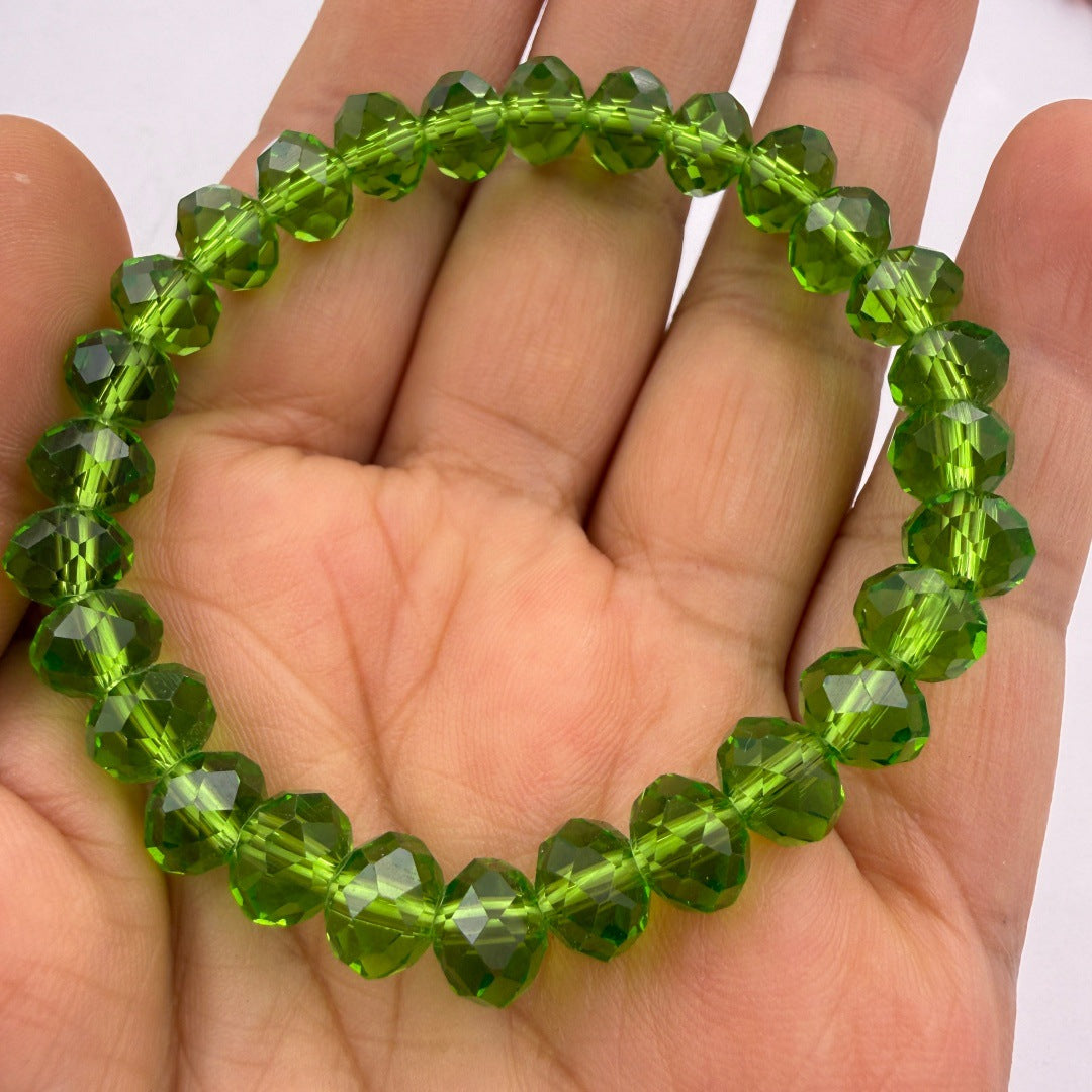 Women's Popular Diamond Crystal String Beads Multicolor Minimalism Fashion Bracelets