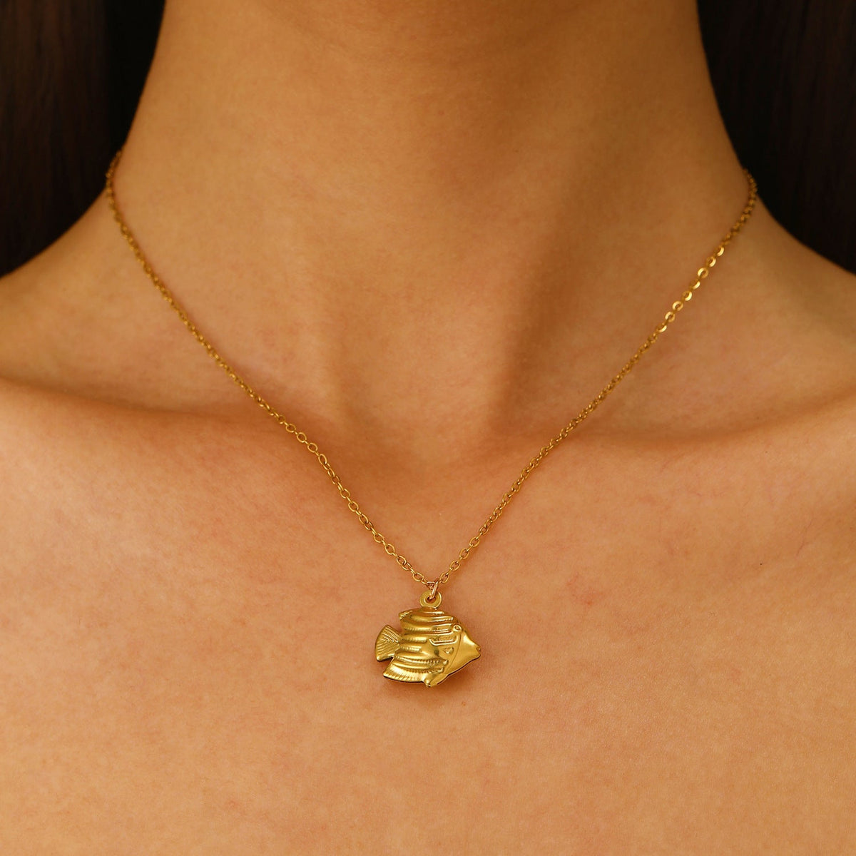 Women's Drop Flower Stainless Steel High-grade Cold Style Necklace