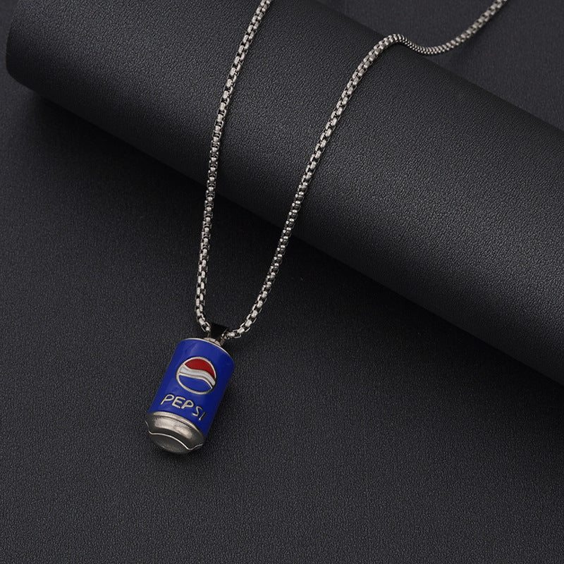 Women's & Men's Steel Hip Hop Fashion Catwalk Sweater Necklaces
