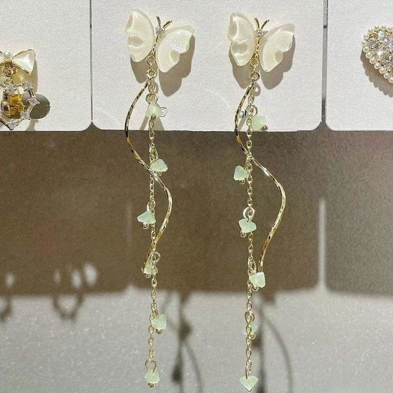 Women's Style Fairy Butterfly Three-dimensional For Sweet Earrings