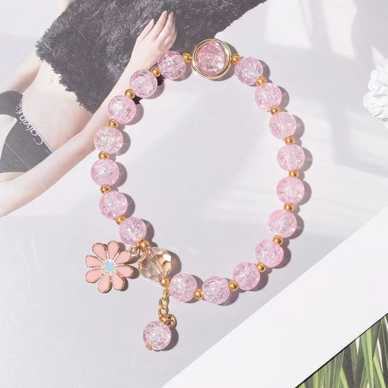 Women's Little Daisy Hot Flower High-grade Crystal Bracelet