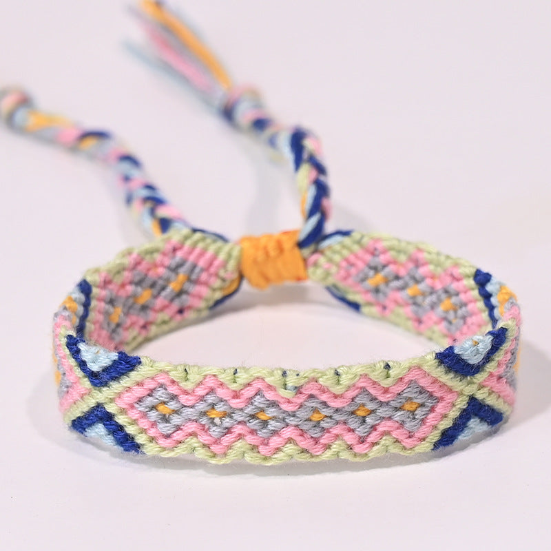 Stepped Into Nepal Ethnic Style Hand-knitted Bracelets