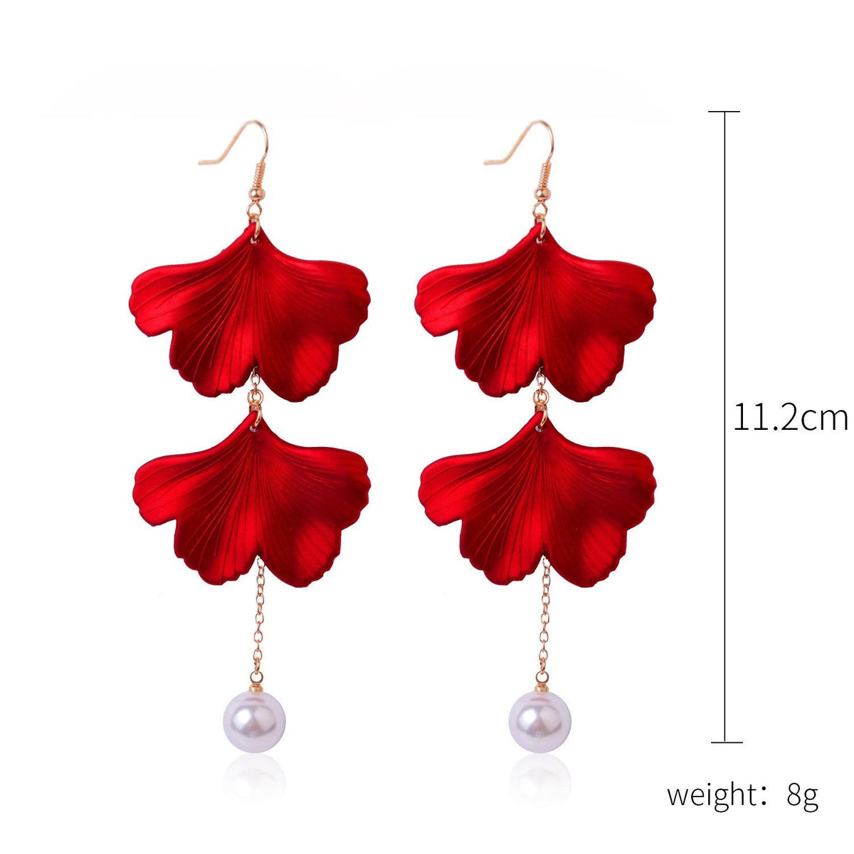 Women's Design Vintage Fashion Artistic Flower Love Earrings