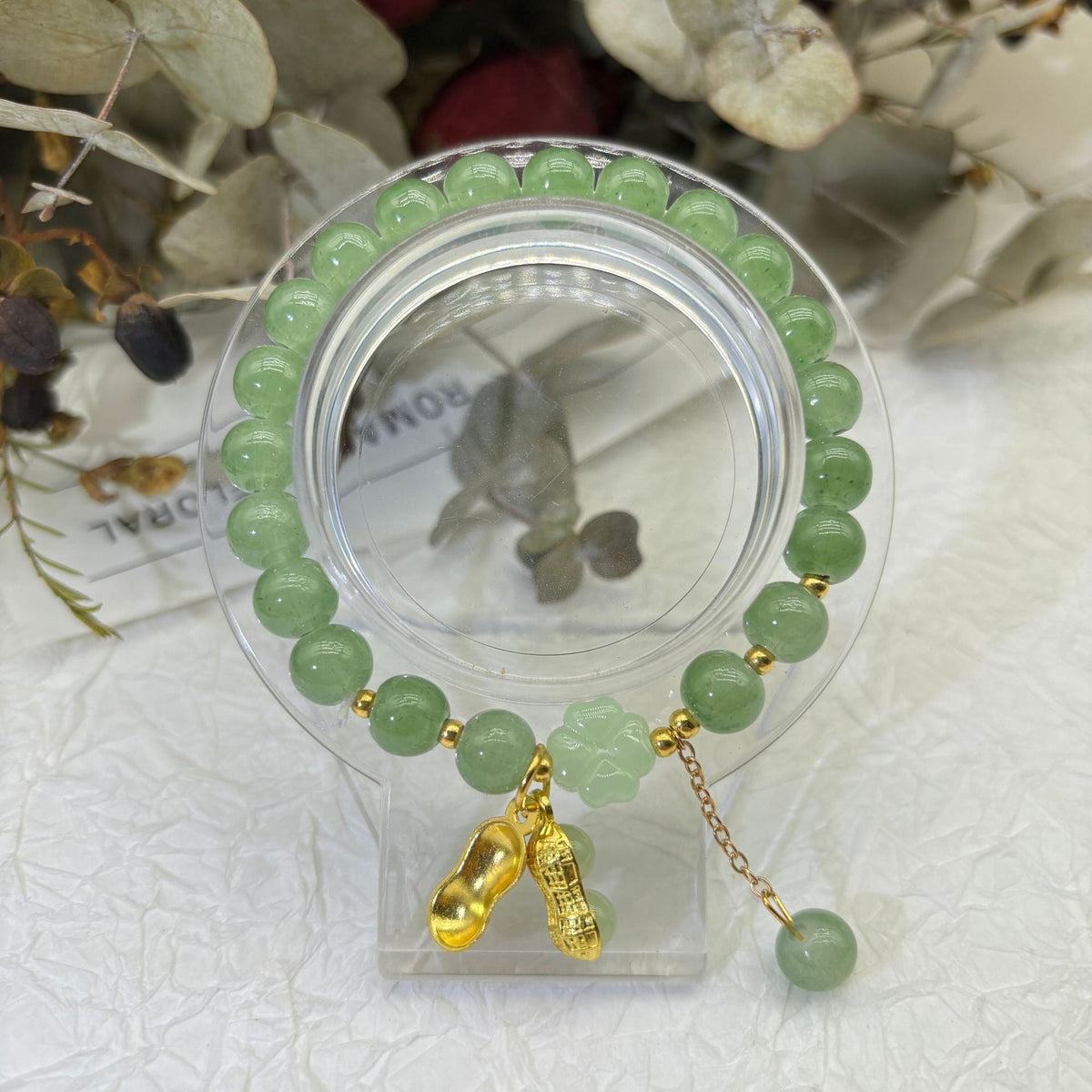 Women's Jade Hare Blessing Card Design Good-looking Girlfriends Antique Gift Bracelet