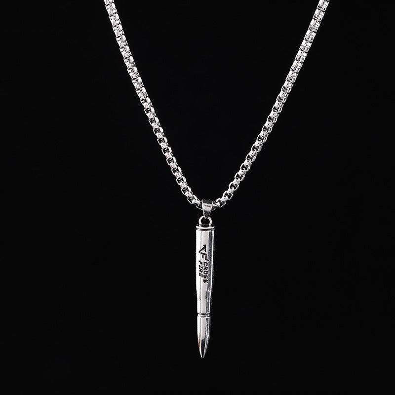 Women's & Men's Steel Hip Hop Fashion Catwalk Sweater Necklaces