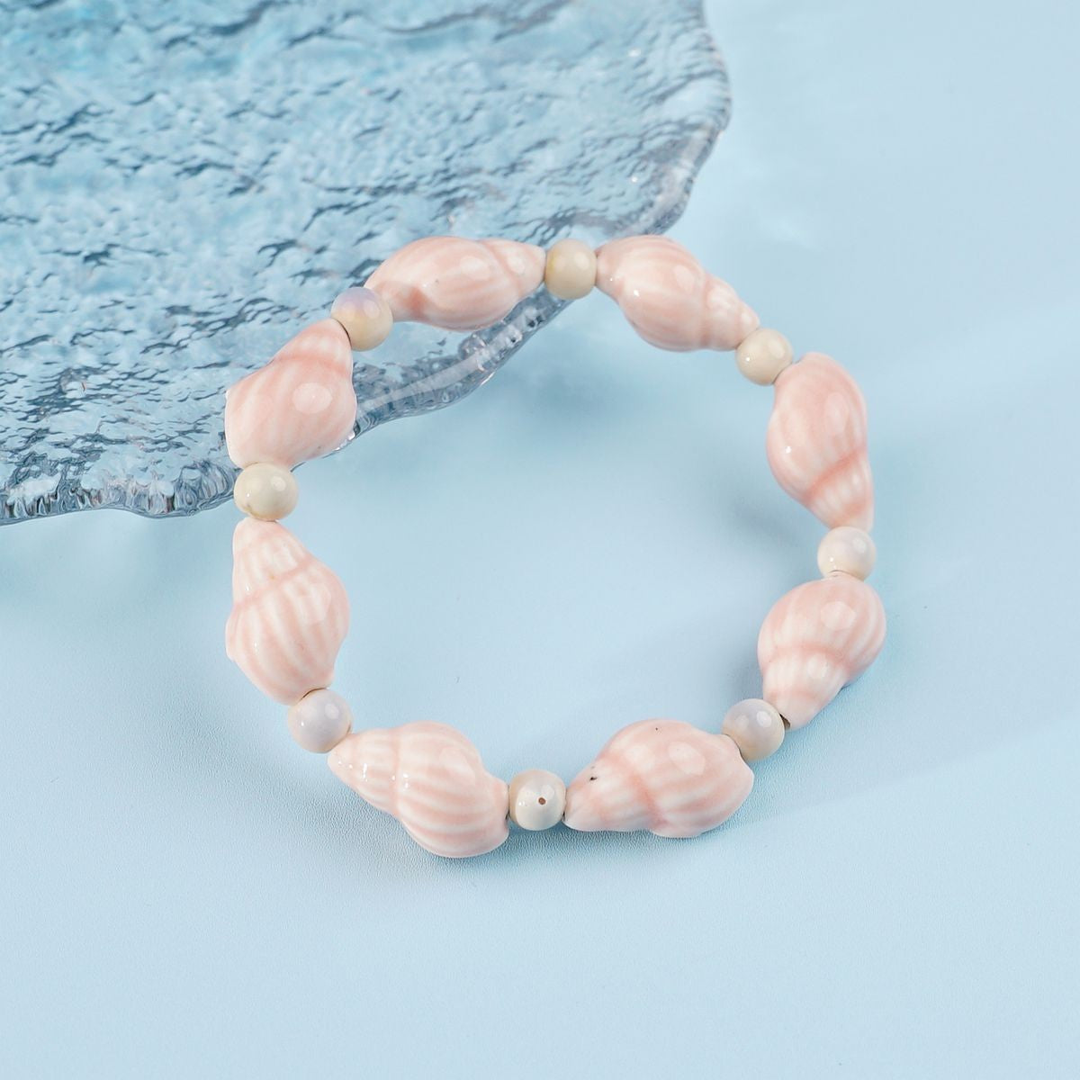 Ceramic Painted Pottery Beads Female Literary Bracelet