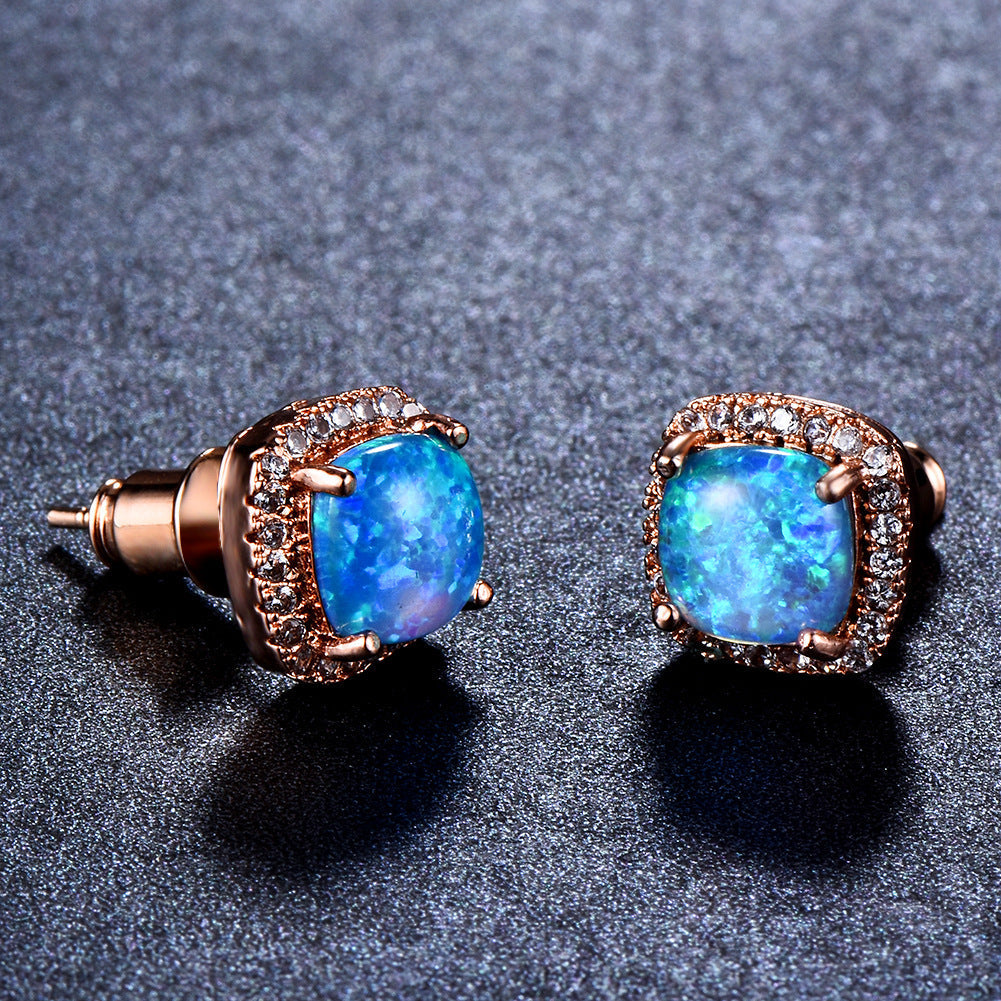 Korean Style Fashion Ear Clips Diamond Full Rhinestone Zircon Earrings