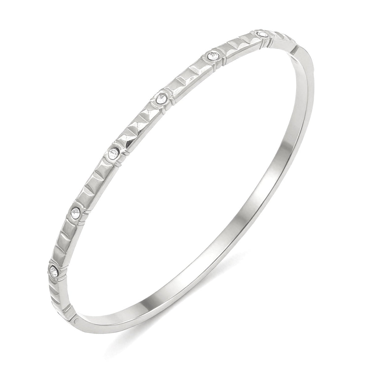 Open Stainless Steel Hydraulic Light Luxury High-grade Exaggerated Design Sense Bracelets