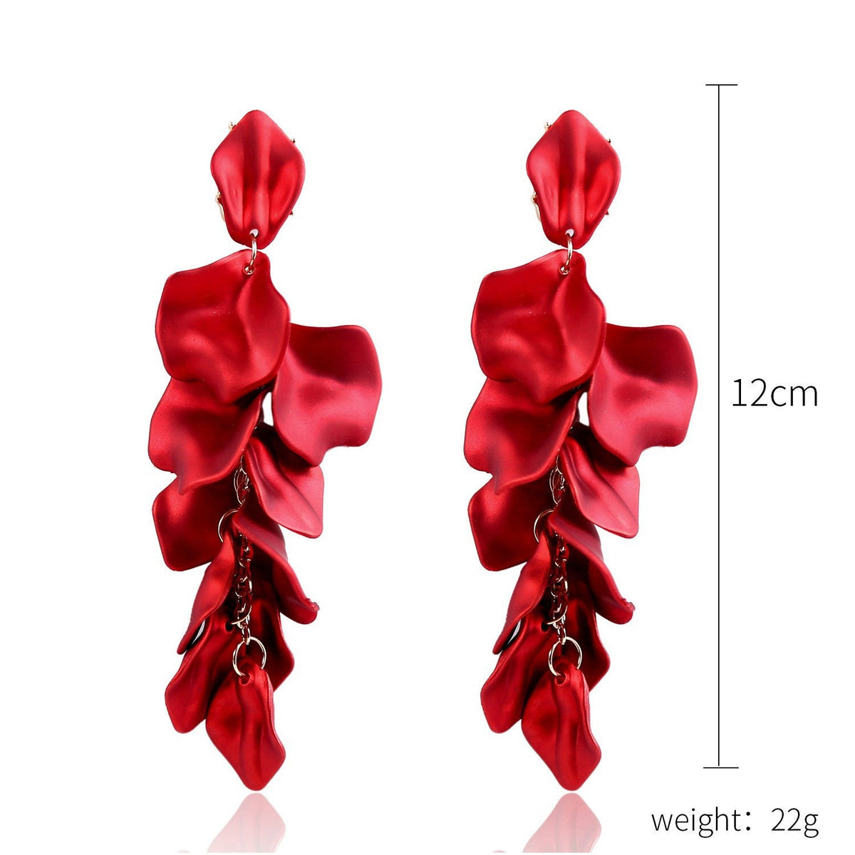 Women's Design Vintage Fashion Artistic Flower Love Earrings