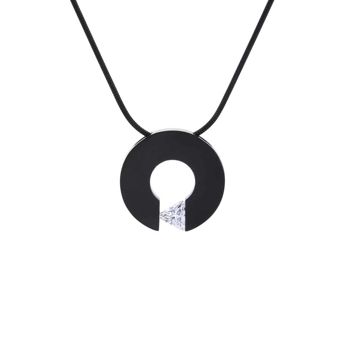 PT113B B.Tiff Triangle Cut Malfinia Pendant