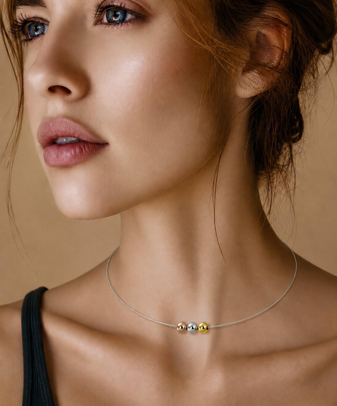 PT302W B.Tiff Triolette Pendant Necklace