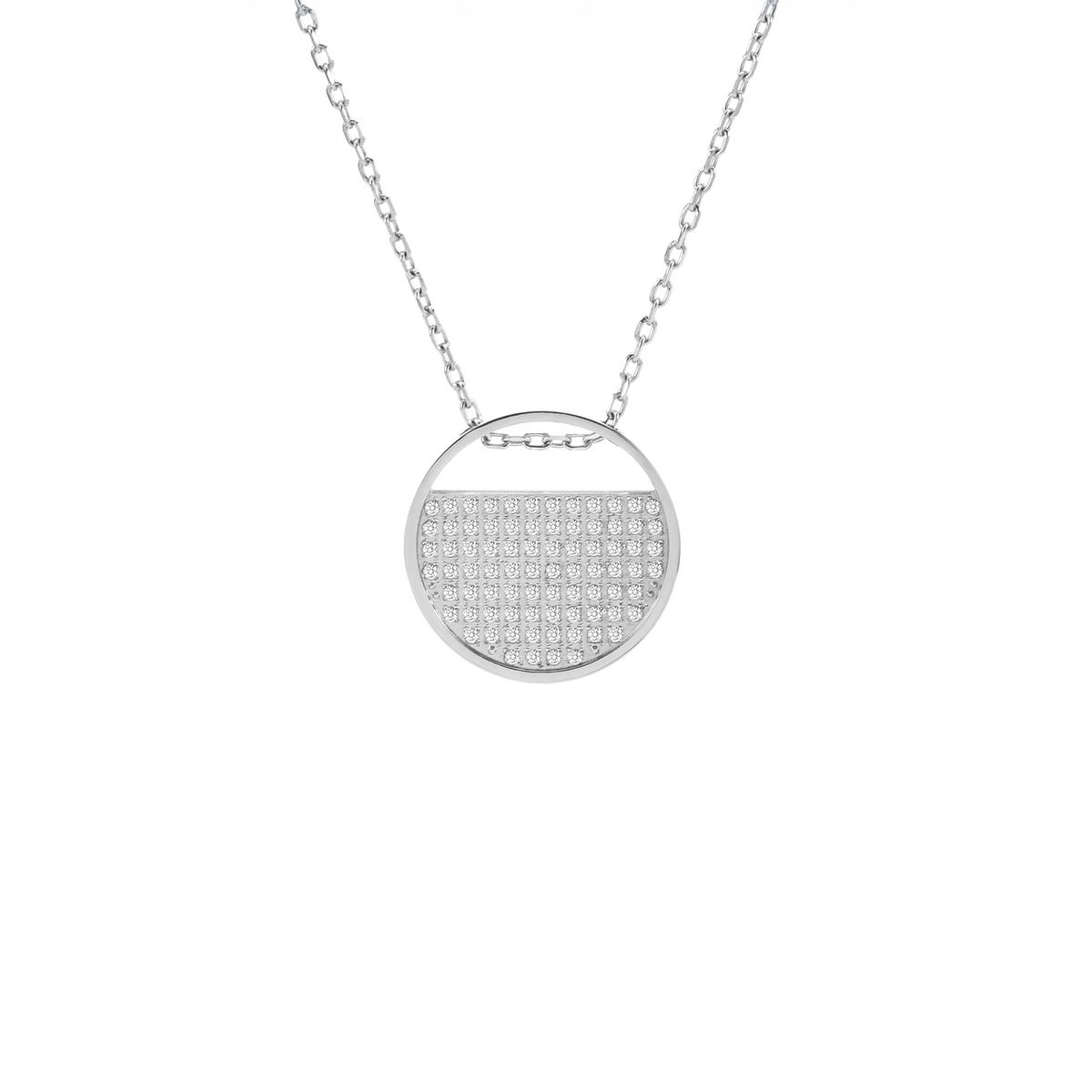 PT500W B.Tiff Pavé Lune Pendant