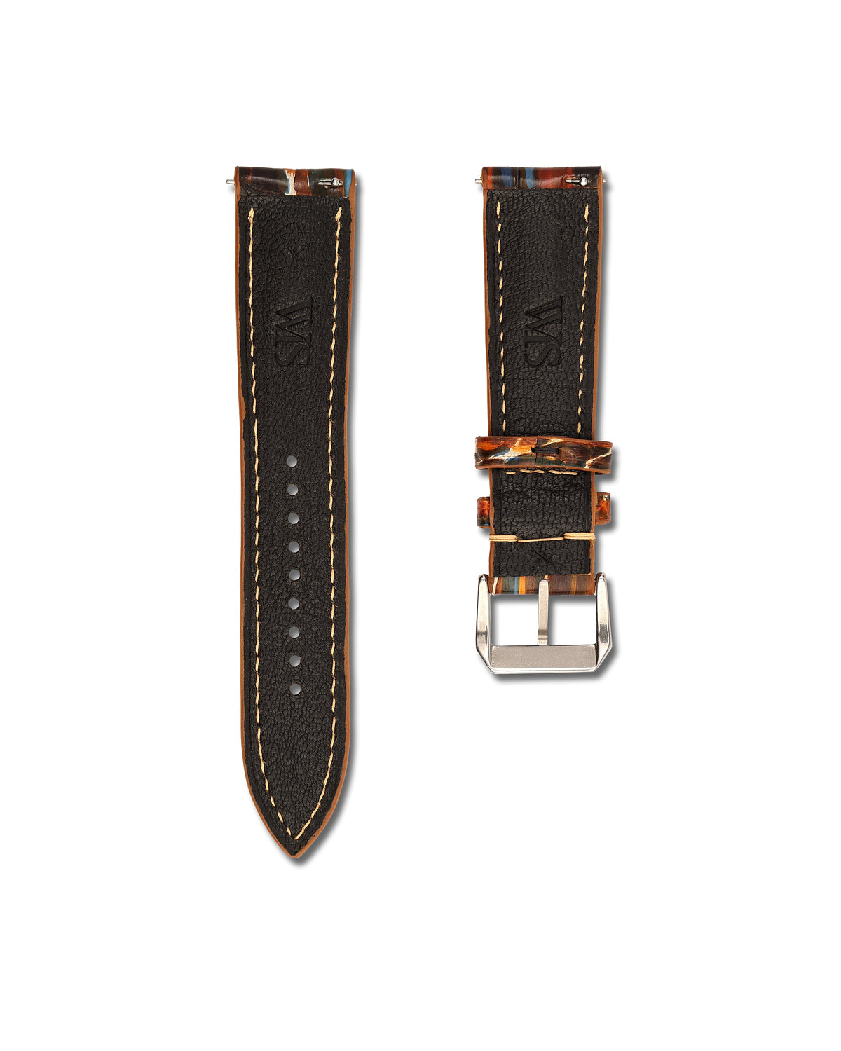 Picasso Patina Alligator Leather Watch Strap 21mm