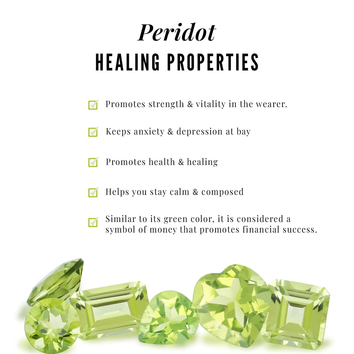 Nature Inspired Half Carat Peridot Flower Engagement Ring with Diamond