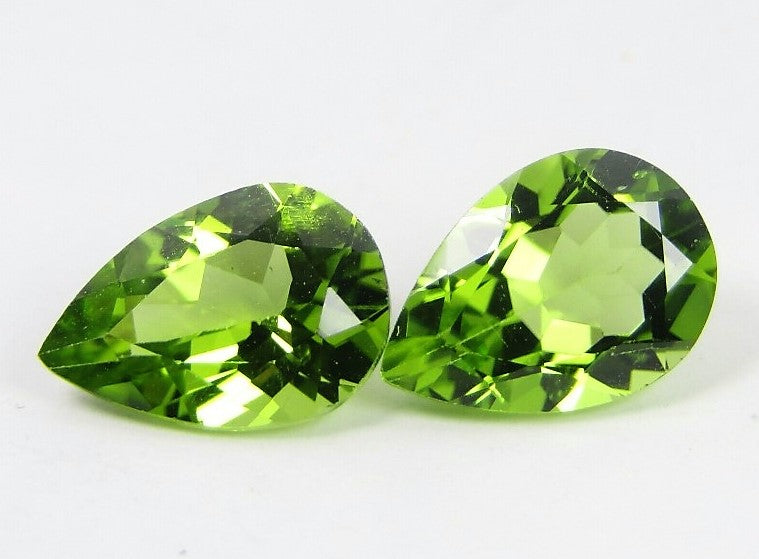 Peridot Pear Cut Tear Drop Gem Pakistan 9x6mm