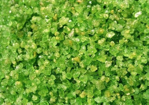 Arizona Peridot Rough Facet 25 Carat Lime Green Small Stones Bulk Lot
