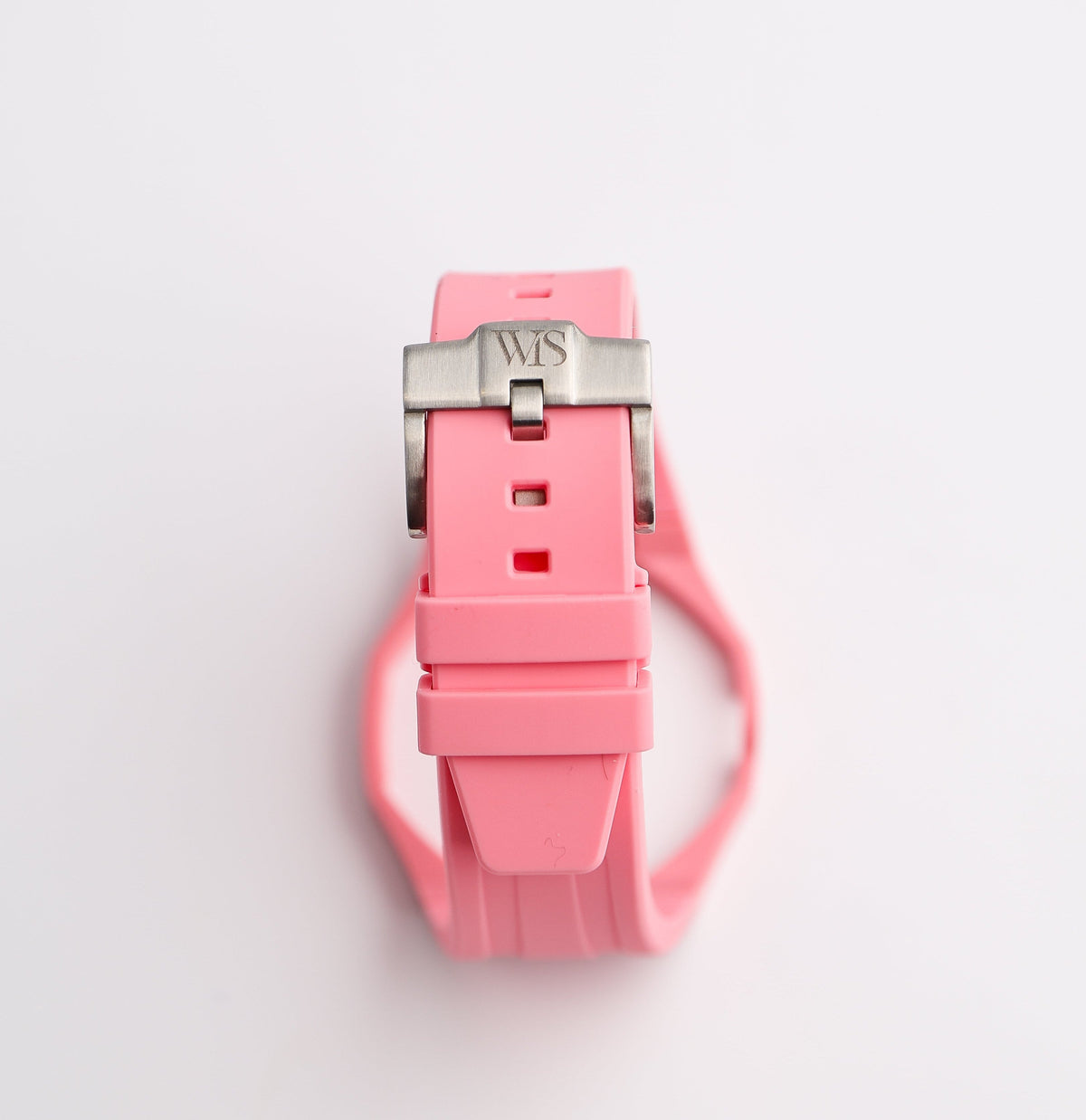 Rubber Strap & Case For AP x Swatch Royal Pop Rubber Strap - Flamingo Pink