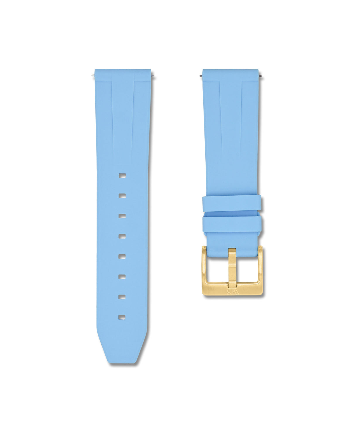 Miami Blue Quick Release Rubber Strap 23mm