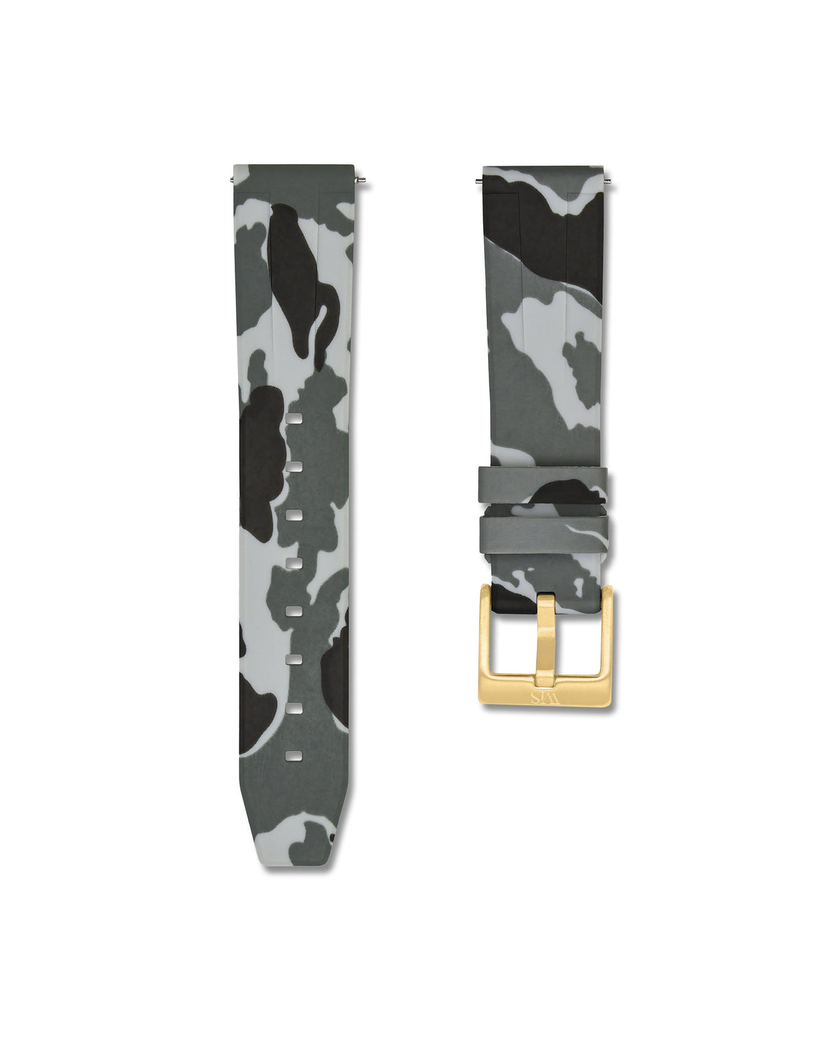 Arctic Camo Quick Release Rubber Strap 22mm