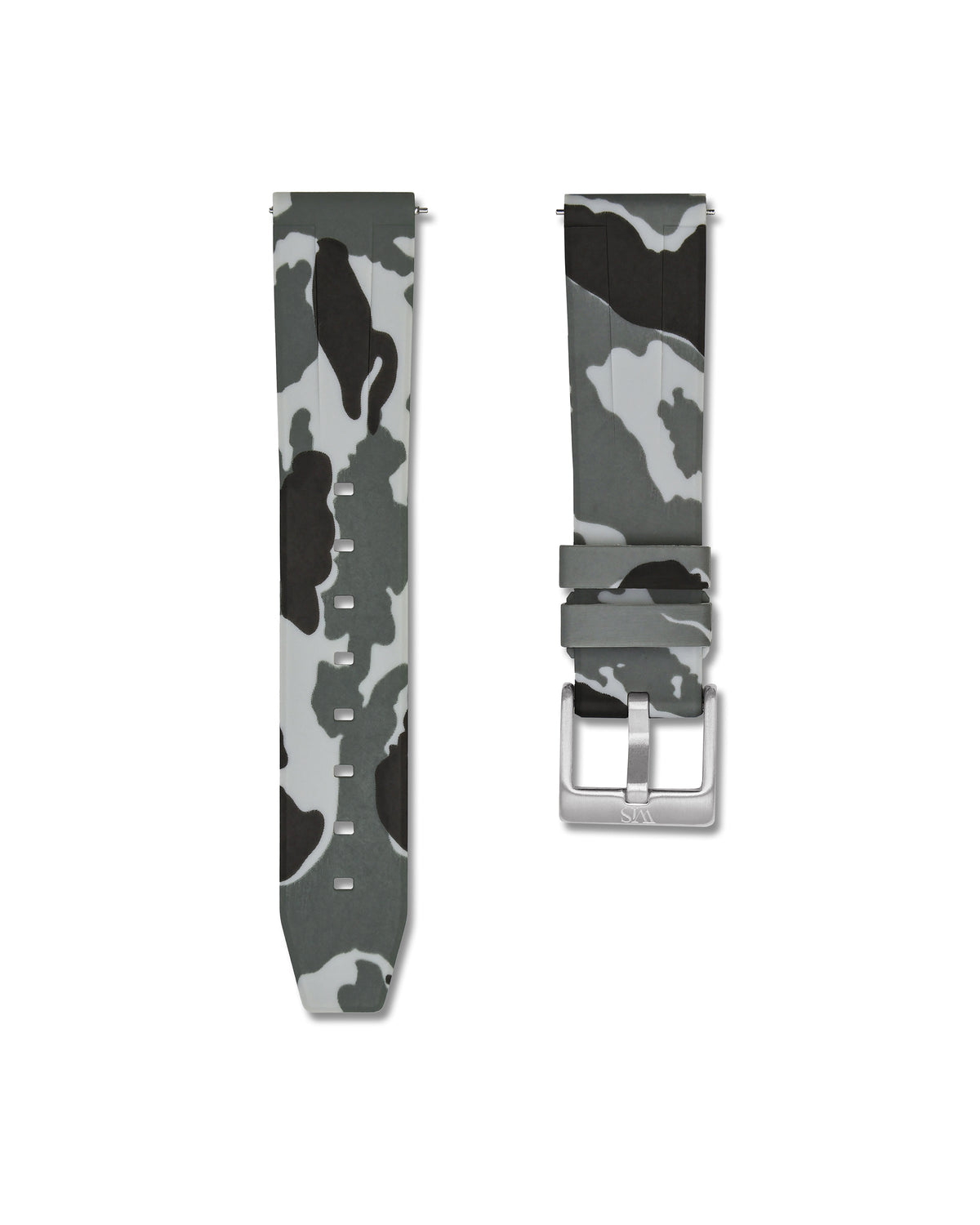Arctic Camo Quick Release Rubber Strap 24mm