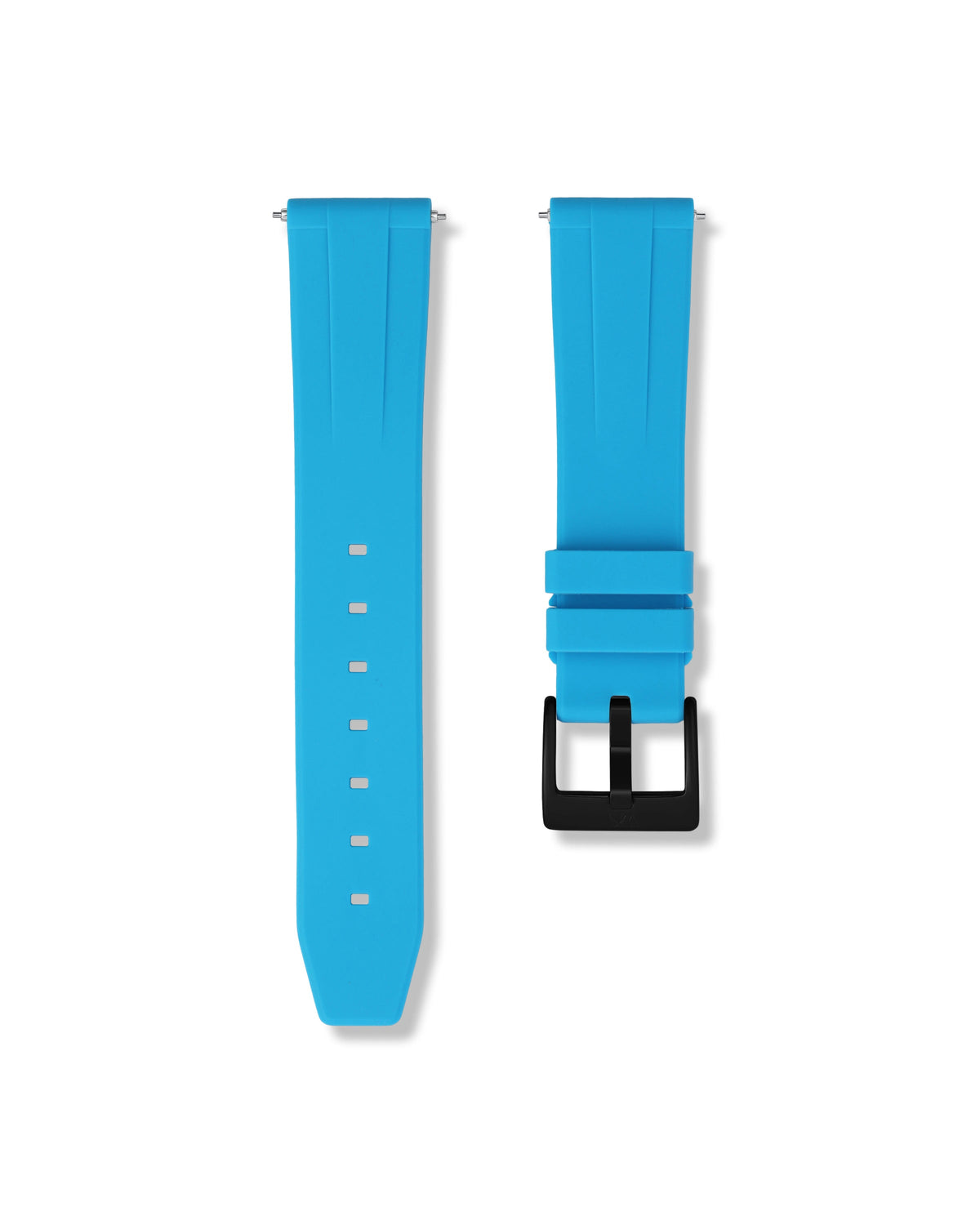 Miami Blue Quick Release Rubber Strap 19mm