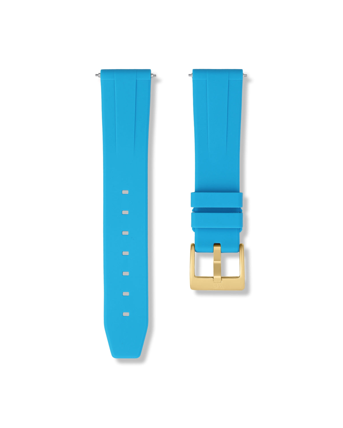 Miami Blue Quick Release Rubber Strap 21mm
