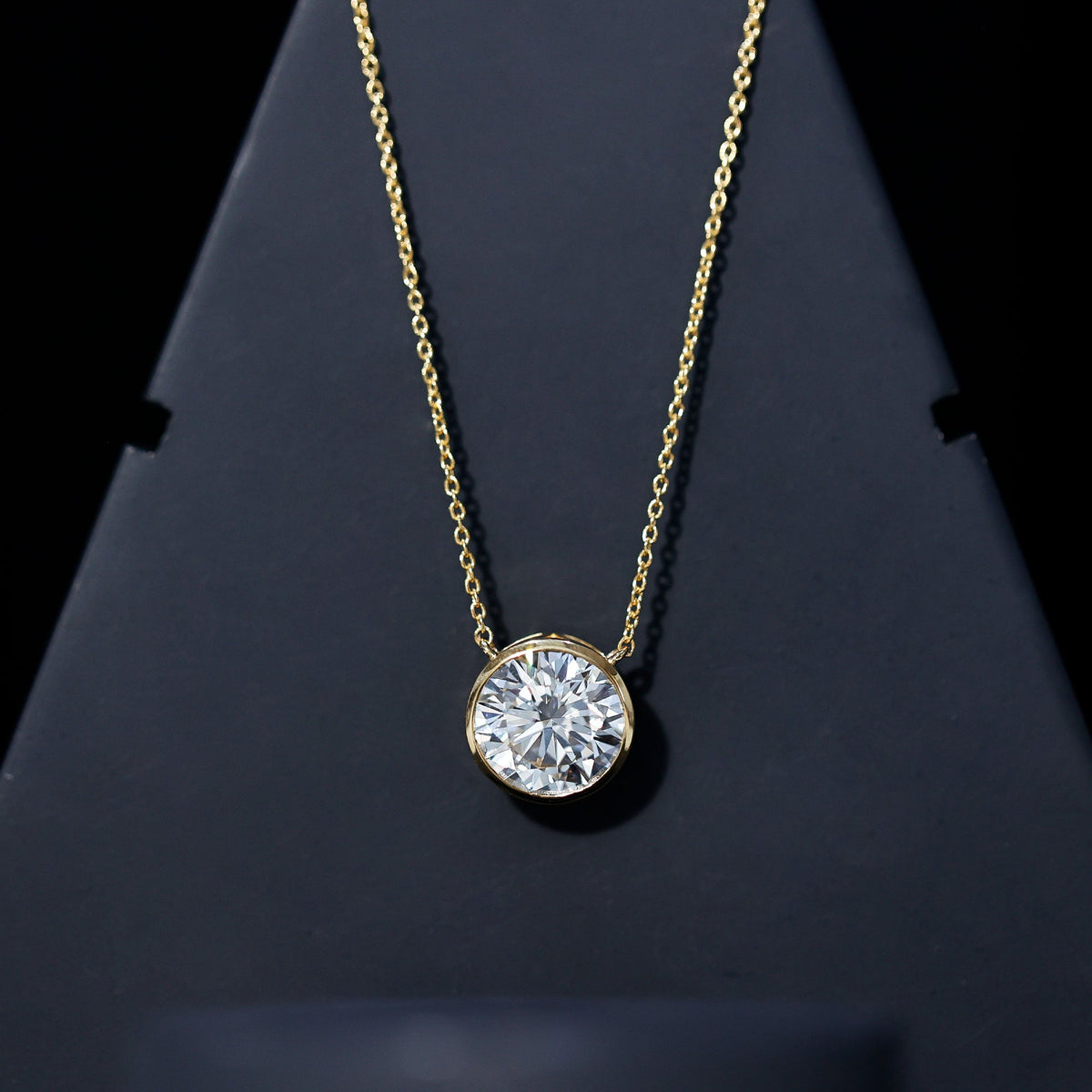 5 Carat Lab Grown Diamond Bridal Necklace with IGI Certificate