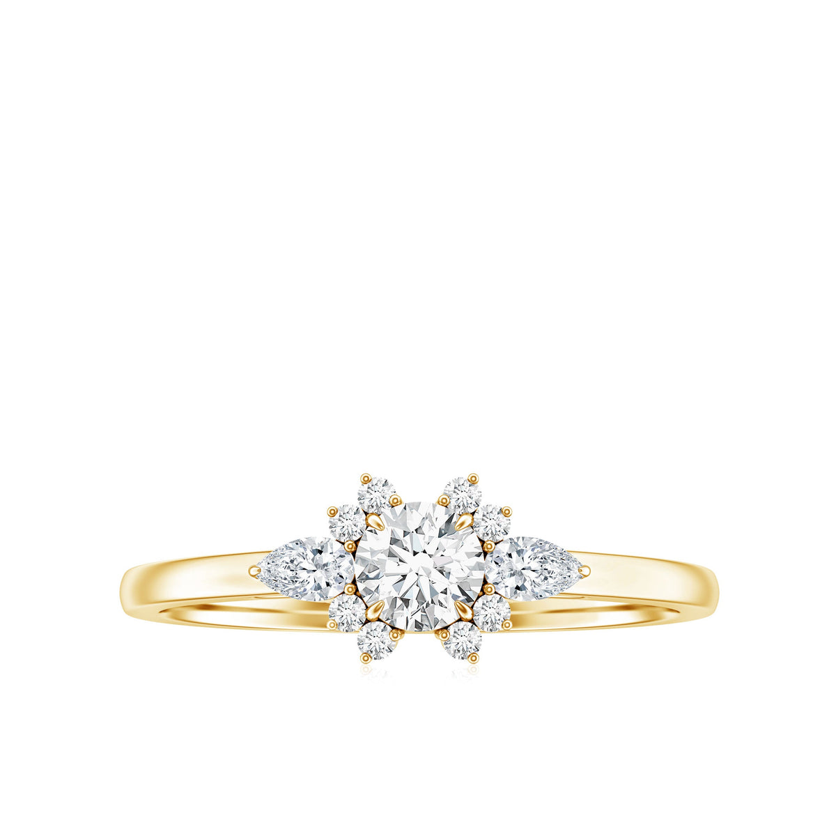 Natural Diamond Promise Ring with Certificate