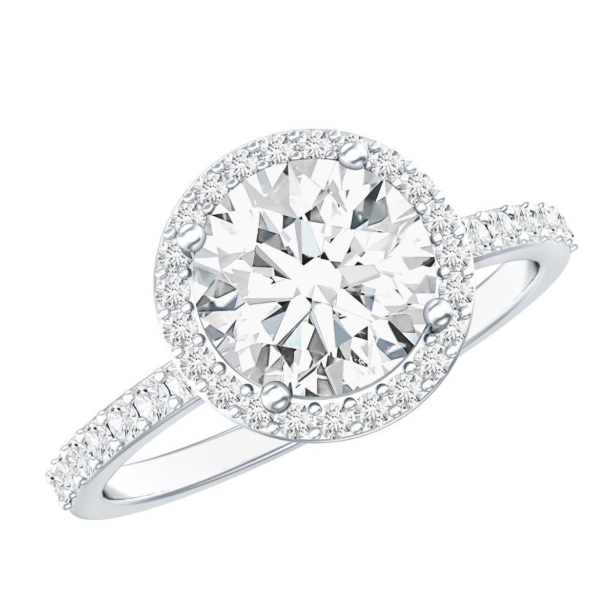 3 Carat IGI Certified Lab Grown Diamond Engagement Ring