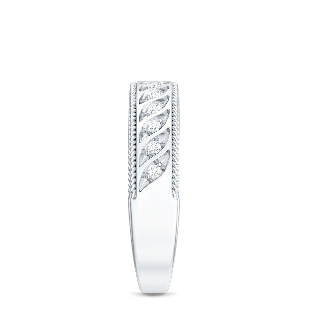 Designer Diamond Wedding Band Ring for Women