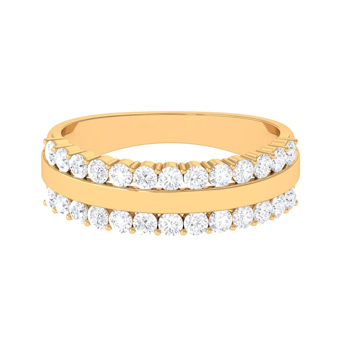 Certified Real Diamond Wedding Band Ring for Women